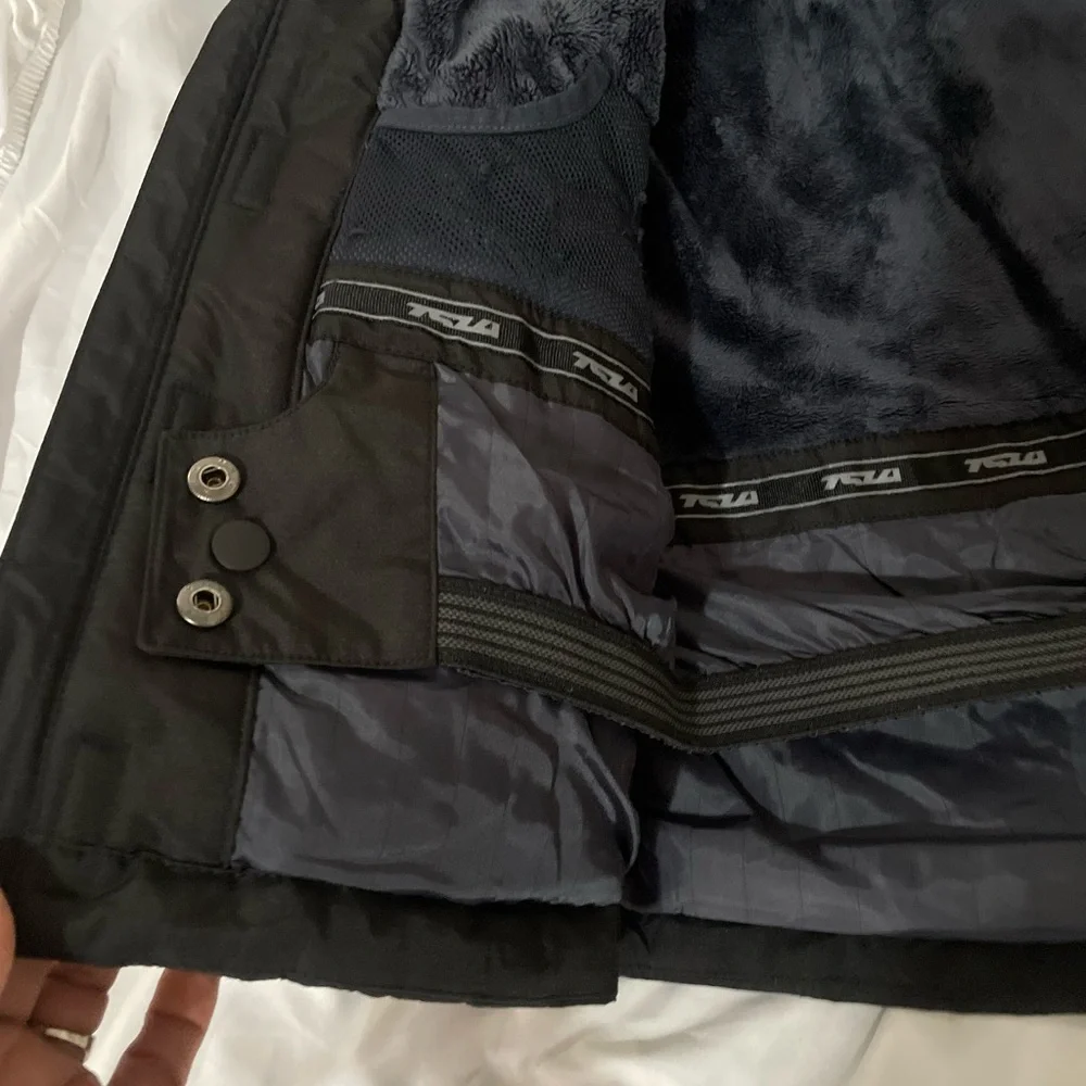 Tesla Youth Black Puffer Jacket